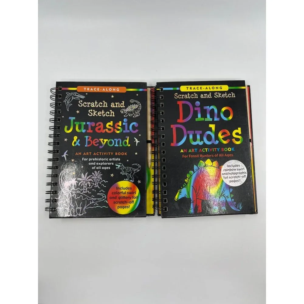 Scratch & Sketch Dinosaur Bundle of Two